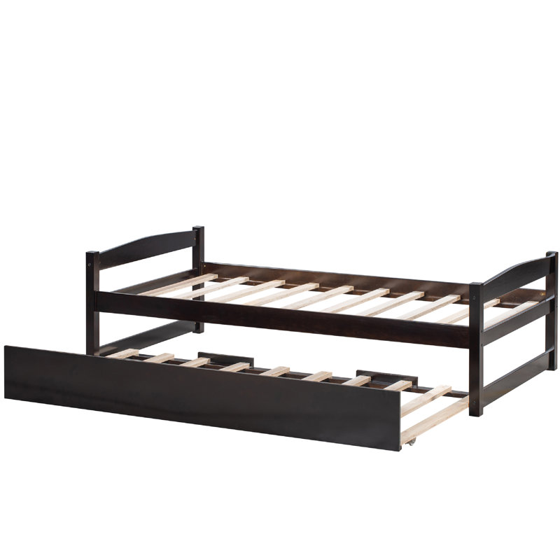 Harriet Bee Vosgan Solid Wood Daybed with Trundle & Reviews Wayfair